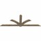 Ekena Millwork Redmond Rough Sawn Timber Gable Bracket, Douglas Fir, 108"W x 40"H x 2"D x 6"F, 9/12 Pitch GBW108X40X0206RED00RDF - alternate 4